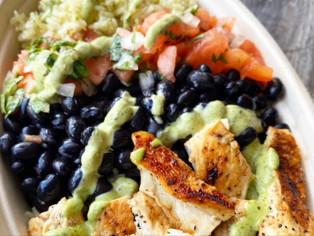 Tropical Chicken Bowl.