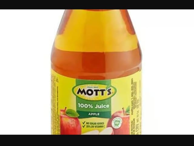 Mott Apple Juice.