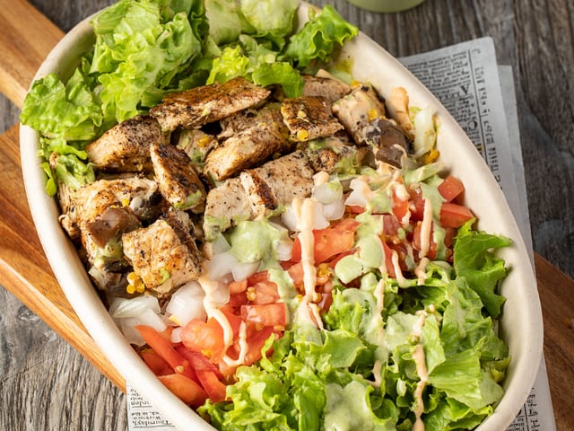 Grilled Chicken Chop Salad.